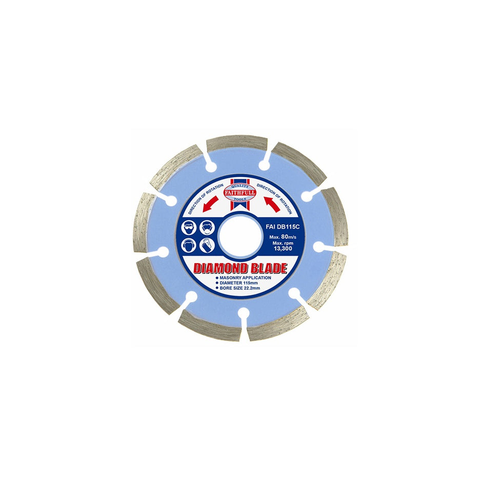 Faithfull Contract Diamond Blade 115mm x 22.2mm