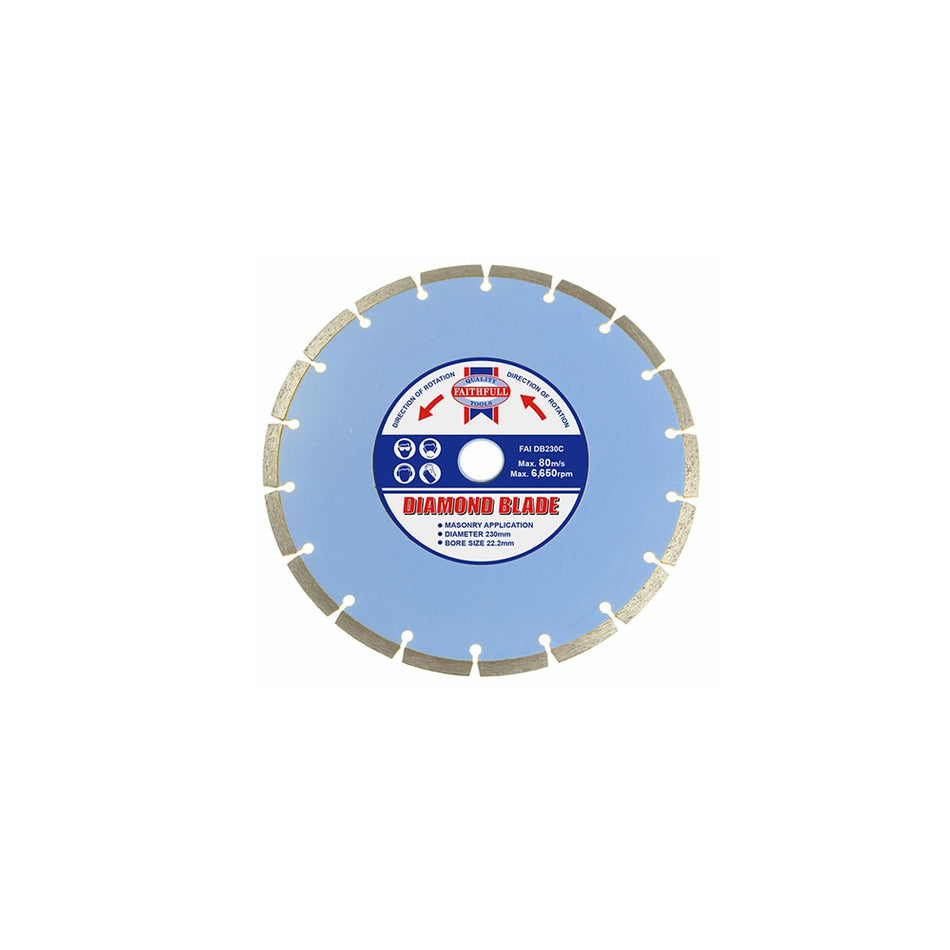 Faithfull Contract Diamond Blade 230mm x 22.2mm