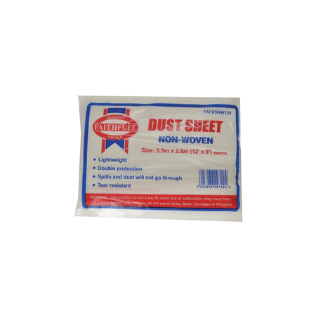 Faithfull Non Woven Dust Sheet 12 x 8ft