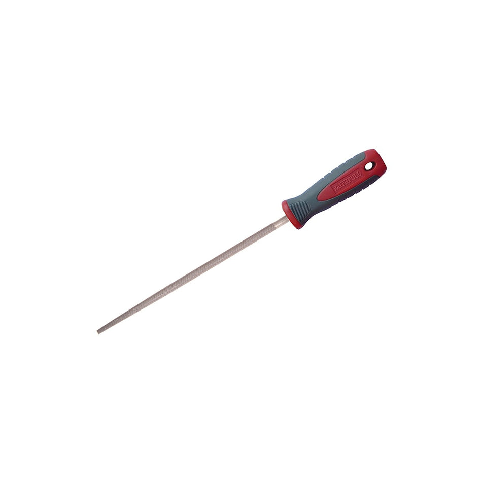 Faithfull Handled Round Second Cut Engineers File 200m (8in)