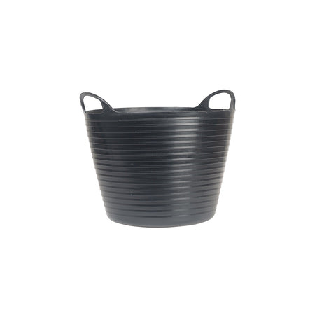 Faithfull Heavy-Duty Polyethylene Flex Tub 28 Litres Black