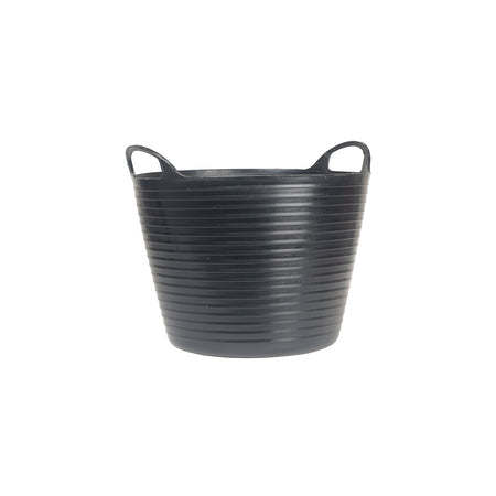 Faithfull Heavy-Duty Polyethylene Flex Tub 42 Litres Black