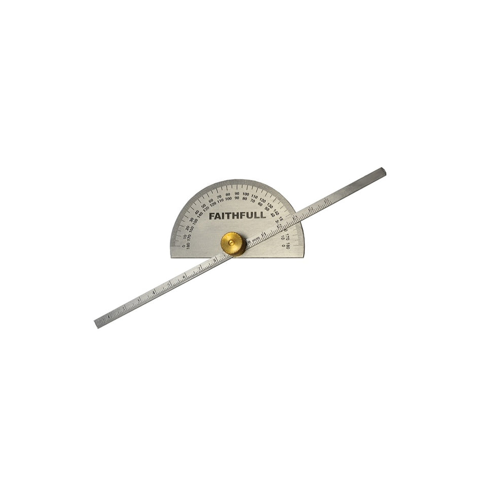 Faithfull Depth Gauge with Protractor 150mm (6in)