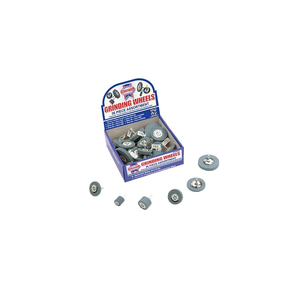 Faithfull Grinding Wheel Assortment 36 Piece