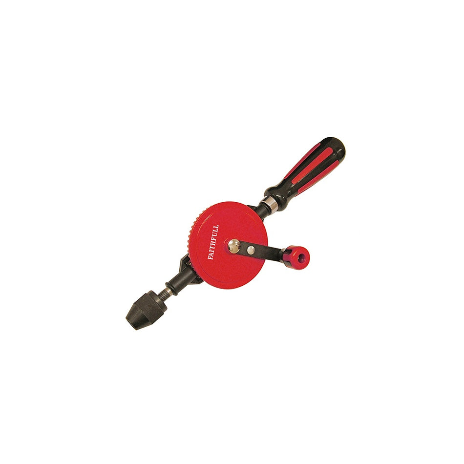 Faithfull Hand Drill Double Pinion 8.5mm Capacity