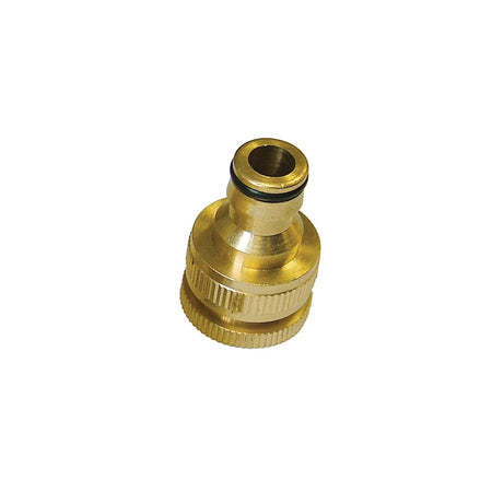 Faithfull Brass Dual Tap Connector 1/2in & 3/4in