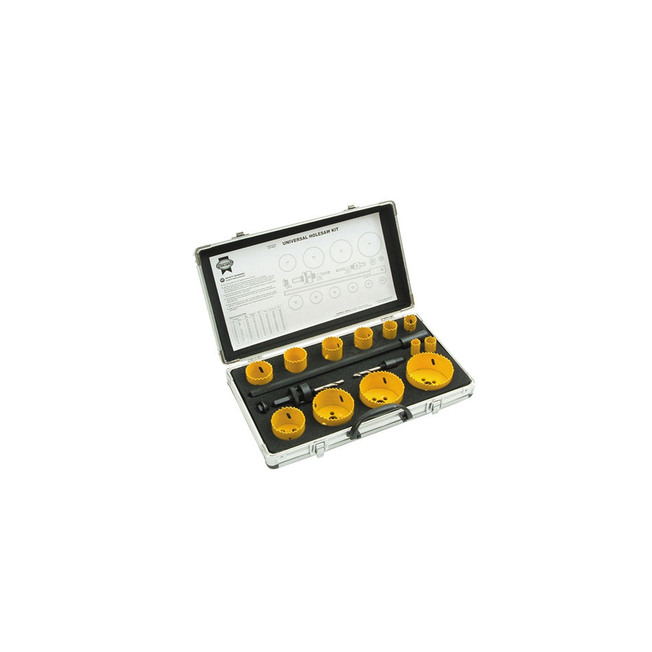 Faithfull Holesaw Kit Set of 16 Universal 16-76mm