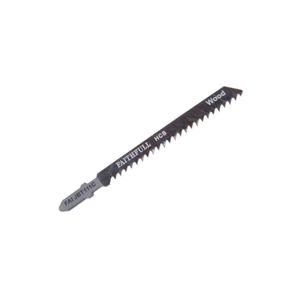 Faithfull Jigsaw Blades Wood T111C (Pack of 5)