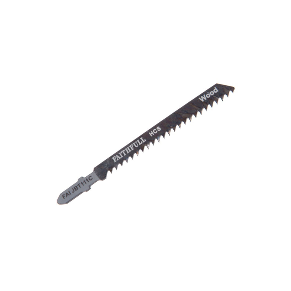 Faithfull Jigsaw Blades Wood T111C (Pack of 5)