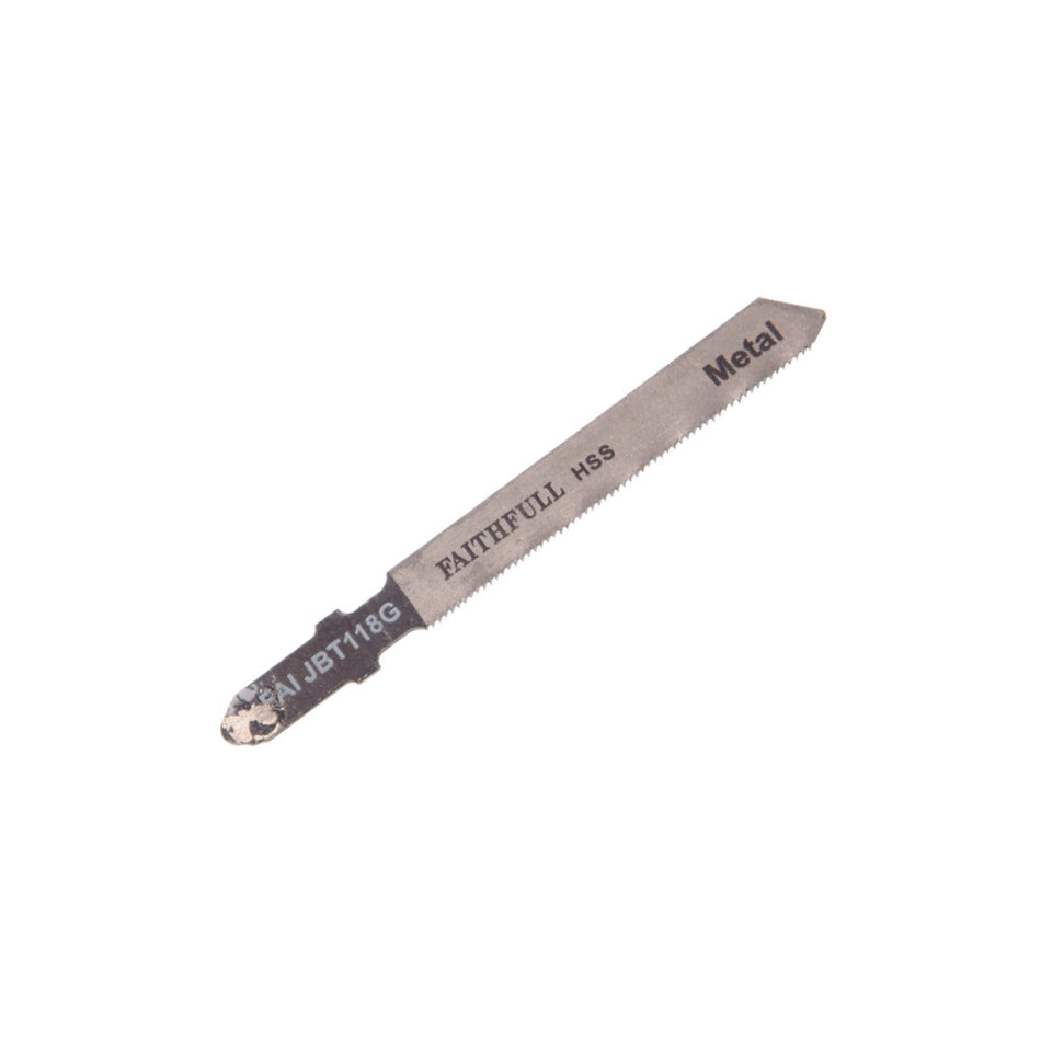Faithfull Jigsaw Blades (Pack of 5) Metal T118g