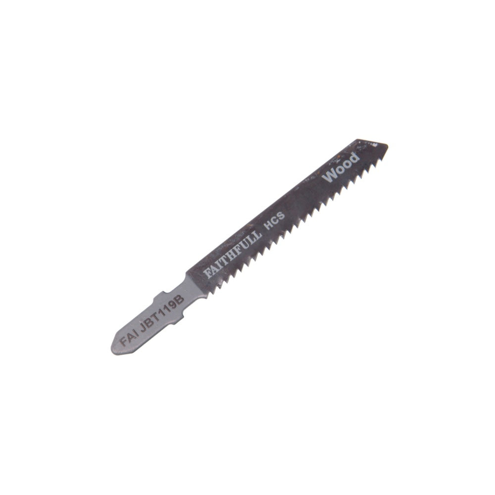 Faithfull Jigsaw Blades Wood T119B (Pack of 5)