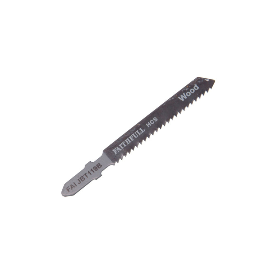 Faithfull Jigsaw Blades Wood T119B (Pack of 5)