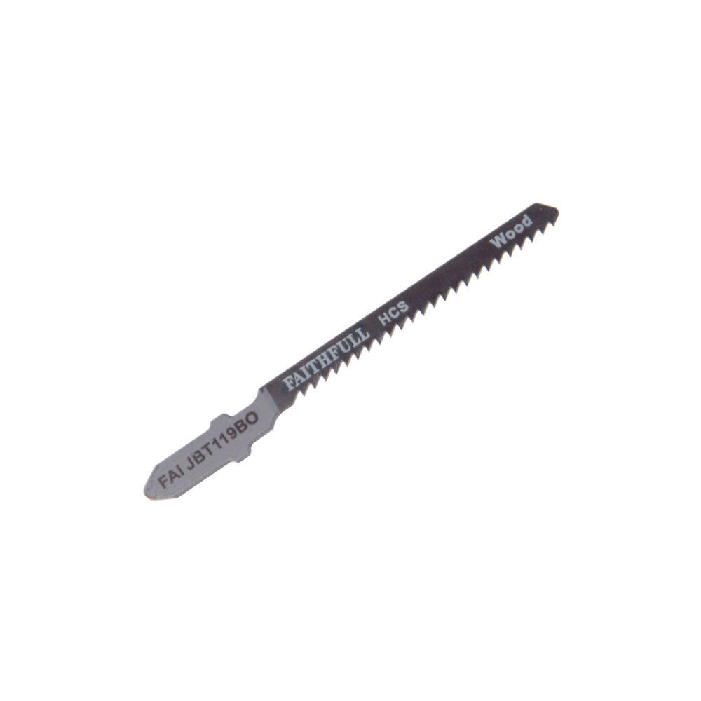 Faithfull Jigsaw Blades Wood T119BO (Pack of 5)