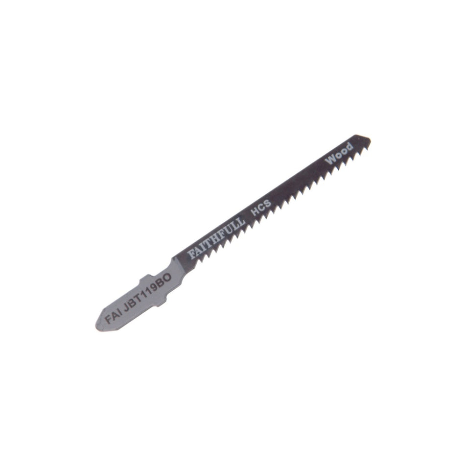 Faithfull Jigsaw Blades Wood T119BO (Pack of 5)