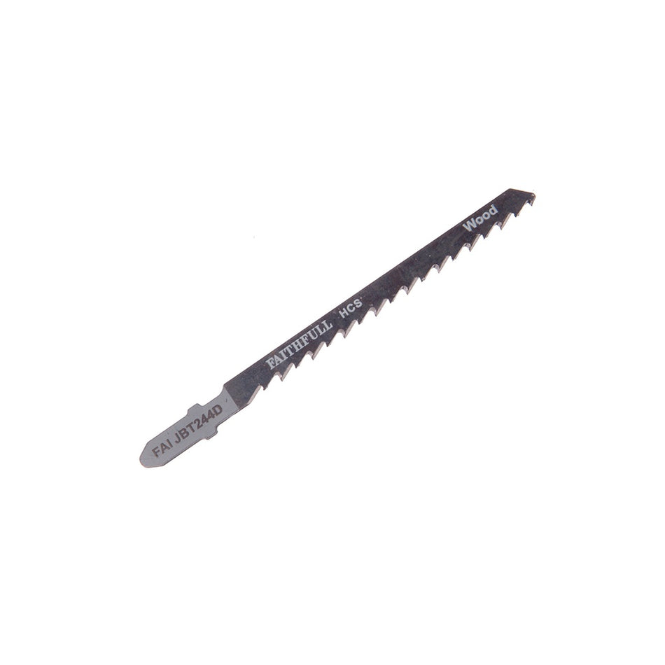 Faithfull Jigsaw Blades Wood T244d (Pack of 5)