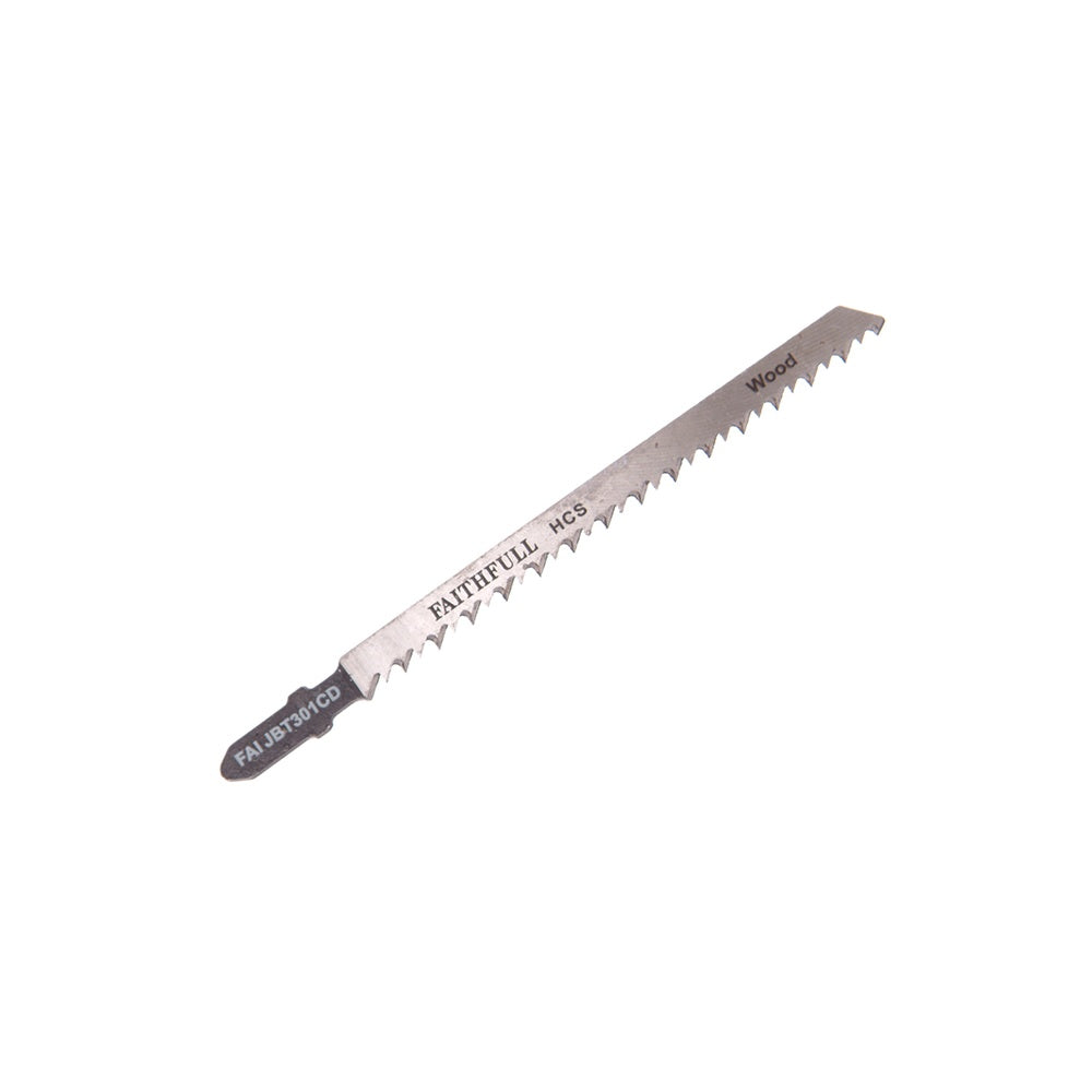 Faithfull Jigsaw Blades Wood T301cd (Pack of 5)