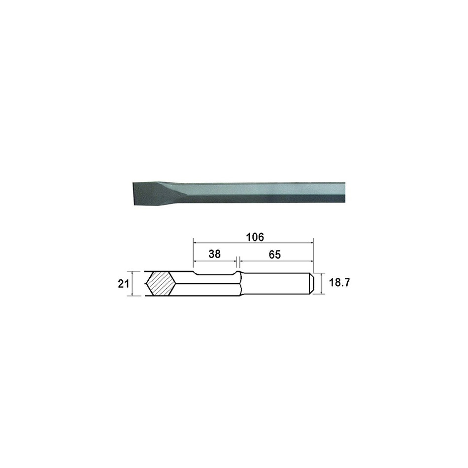 Faithfull Chisel 380mm Kango Shank (914118)