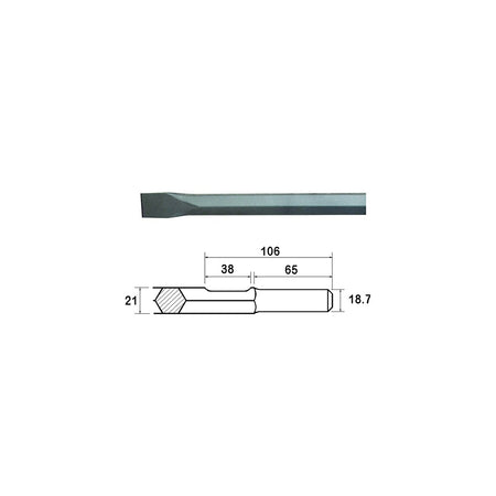 Faithfull Chisel 450mm Kango Shank (914119)