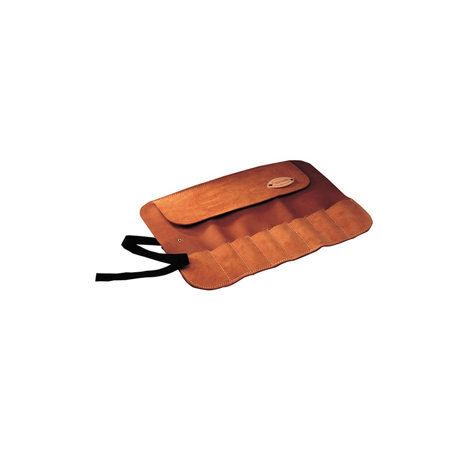 Faithfull Leather Chisel Roll - 8 Pocket