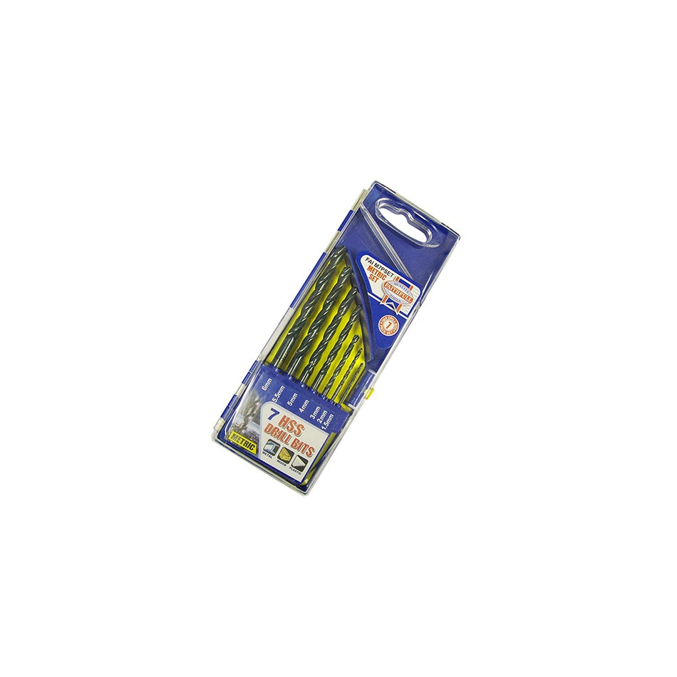 Faithfull HSS Drill Bit Set of 7 1.5 - 6.0mm