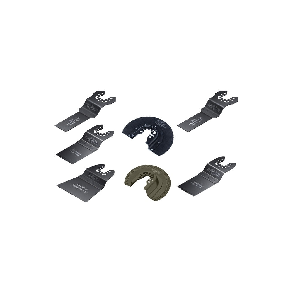 Faithfull Multi-Function Blade Set of 7