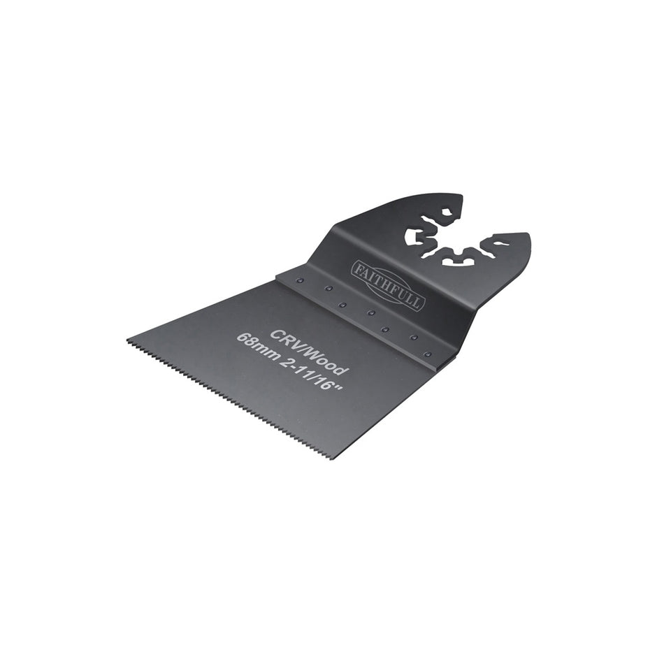 Faithfull Flush Cut Wood Blade Side Set 68mm CRV