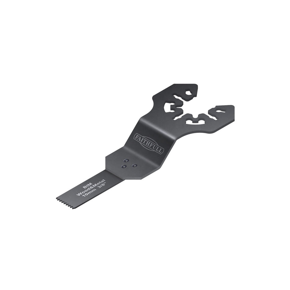 Faithfull Flush Cut Wood/Metal Blade 10mm Bi-Metal