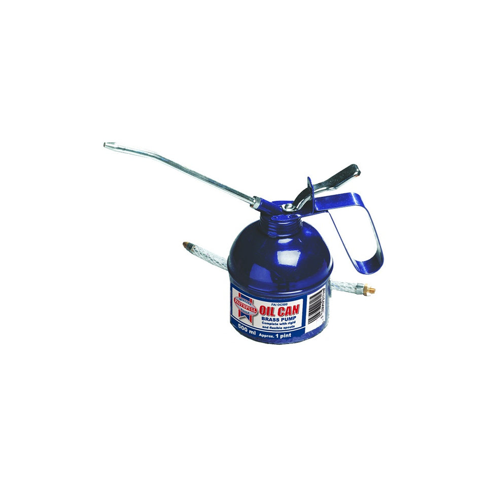 Faithfull Oil Can 500 ml Lever Type