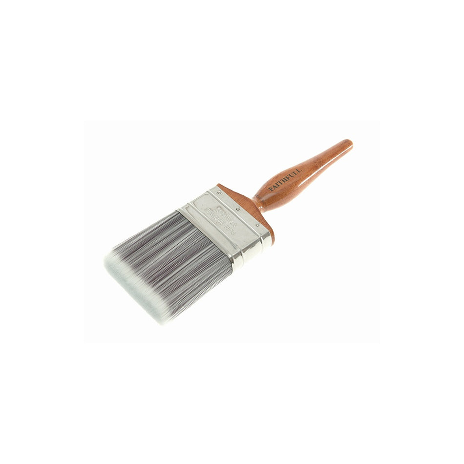 Faithfull Superflow Synthetic Paint Brush 75mm (3in)