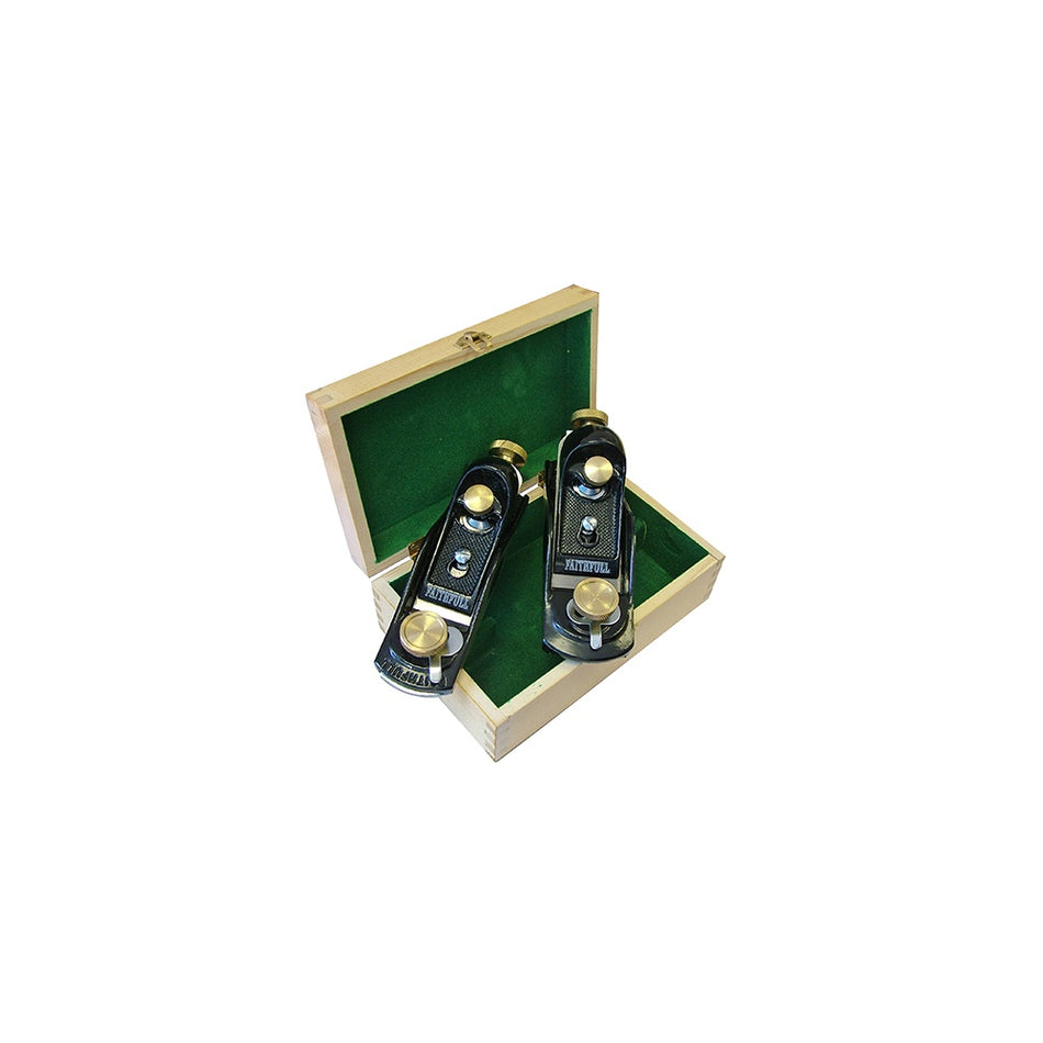 Faithfull No.9.1/2 & No.60.1/2 Block Planes in Wooden Box