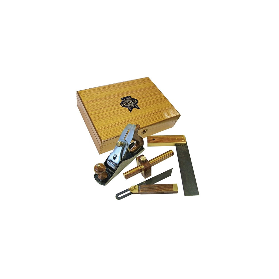 Faithfull Plane & Woodworking Set of 4 Piece
