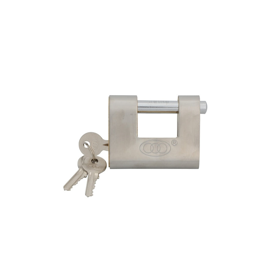 Faithfull Shutter Padlock Brass 80mm