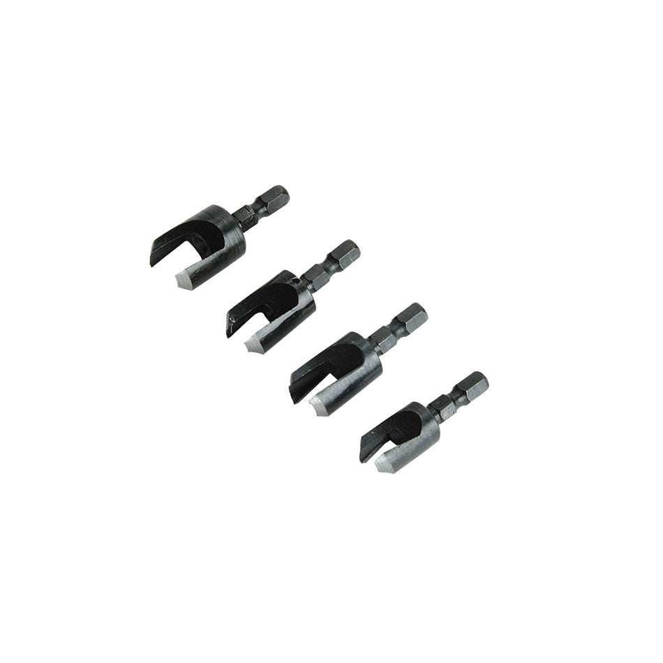 Faithfull Plug Cutter Set of 4