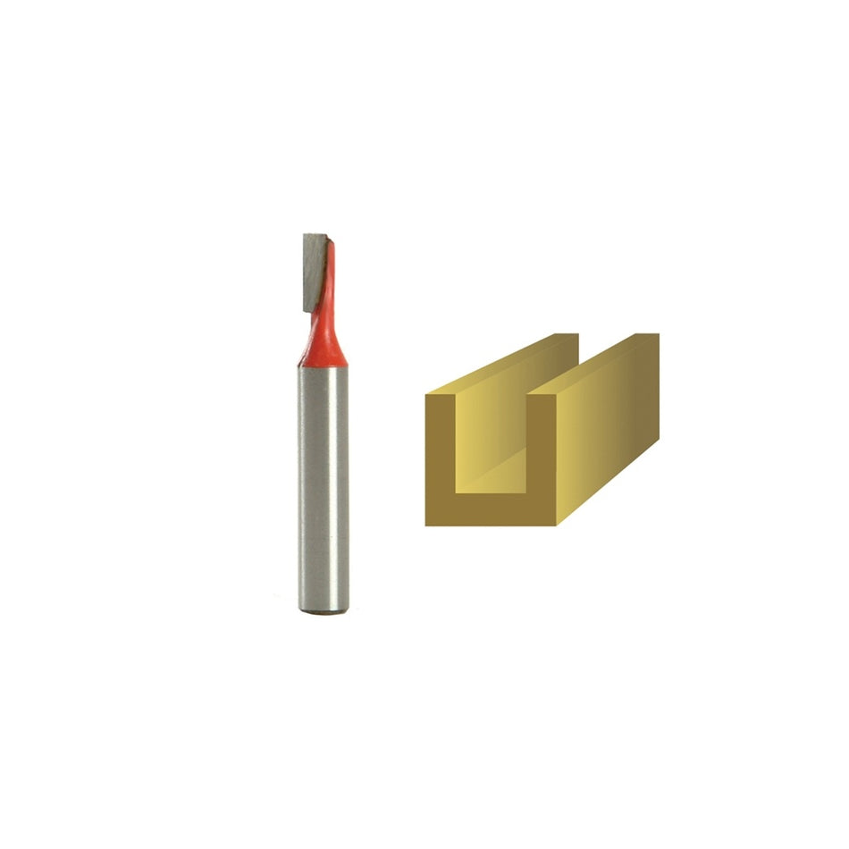 Faithfull Router Bit TCT Two Flute 4.0mm x 11mm 1/4in Shank