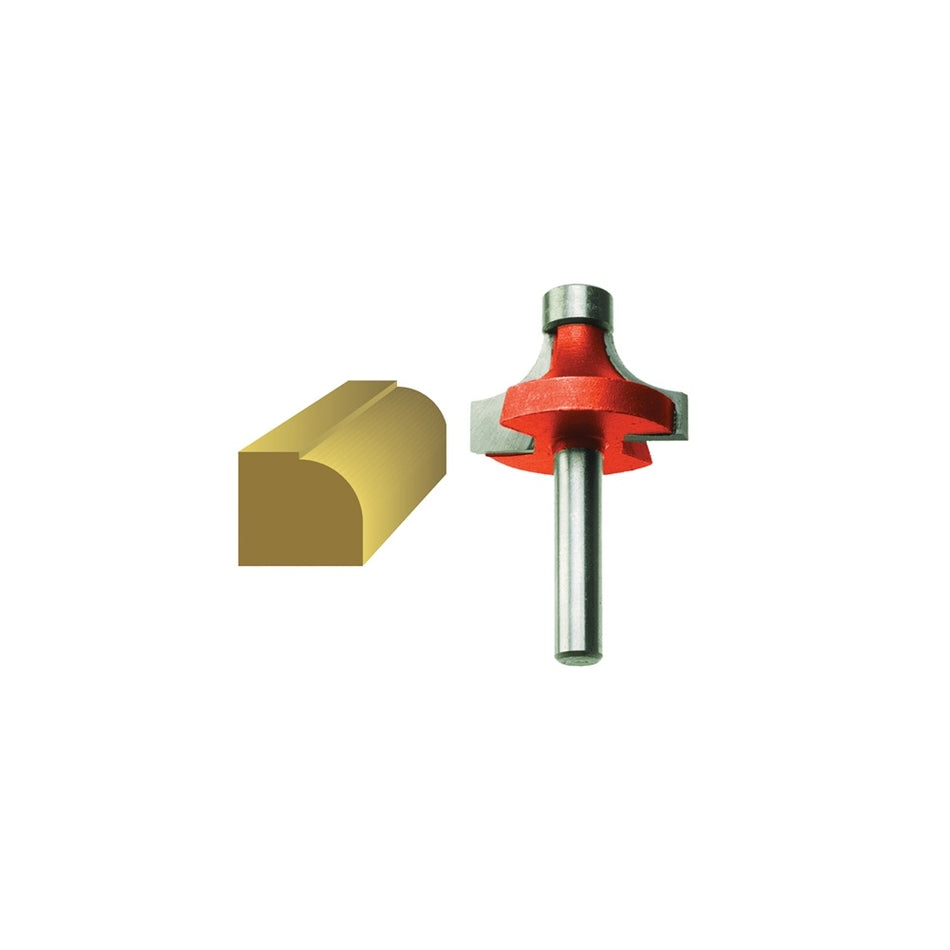 Faithfull Router Bit TCT Rounding Over 1/4in Shank 15.8mm x 9.5mm