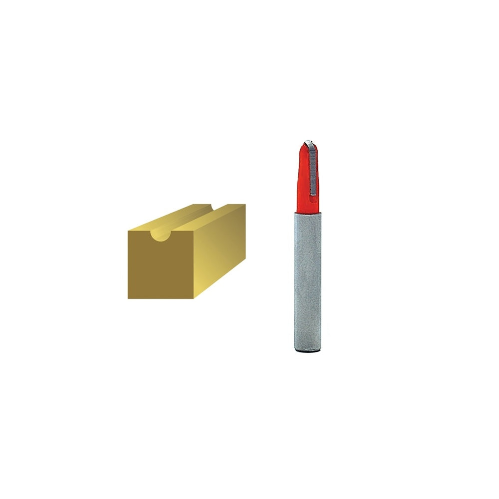 Faithfull Router Bit TCT Radius 3.0mm x 15mm 1/4in Shank
