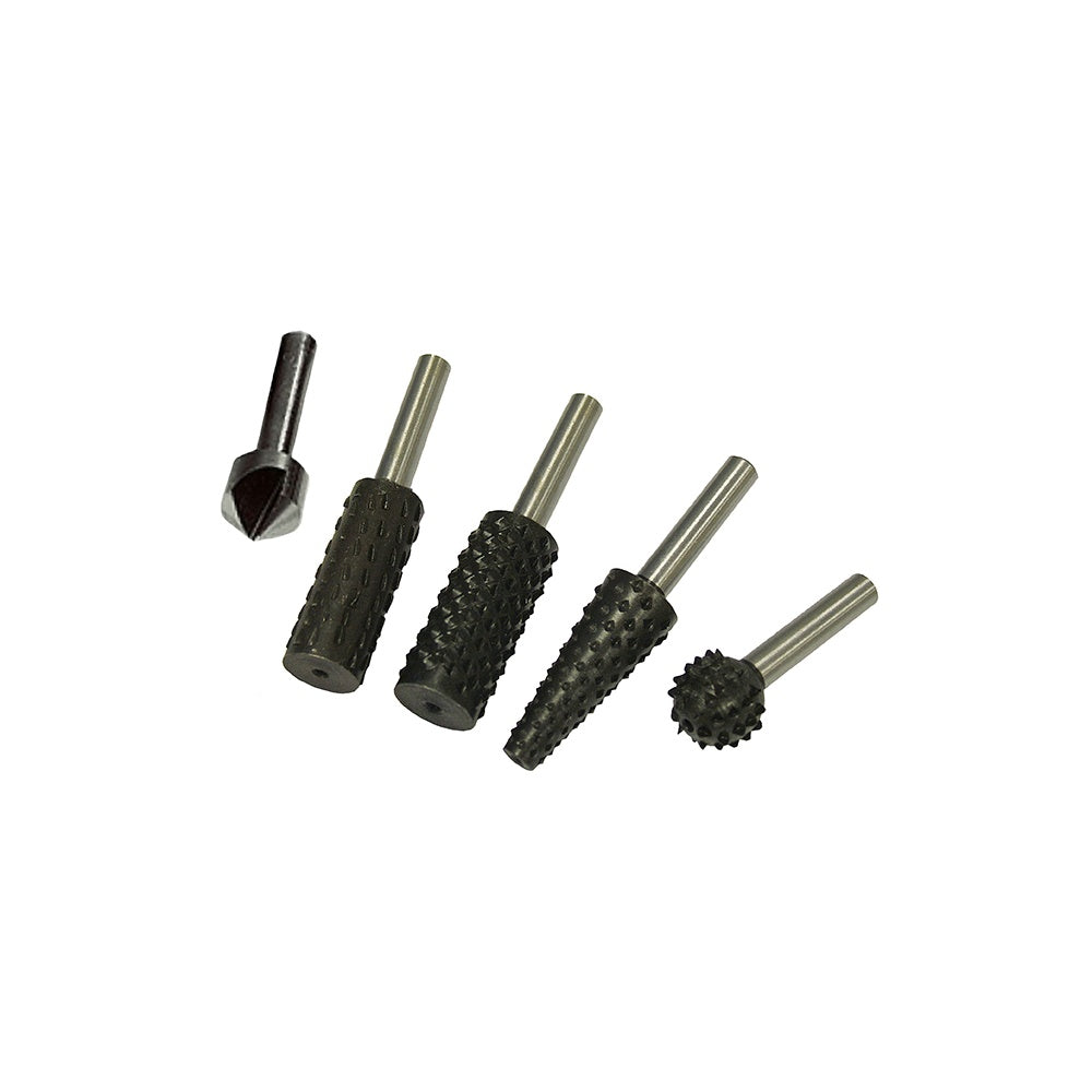 Faithfull Rotary Rasps (4) & Countersink (1) Set
