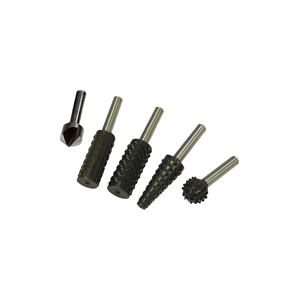 Faithfull Rotary Rasps (4) & Countersink (1) Set