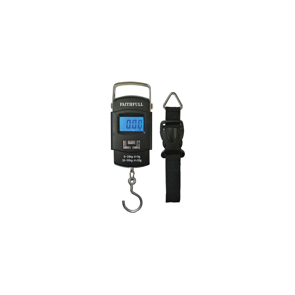 Faithfull Portable Electronic Scale 0 - 50kg
