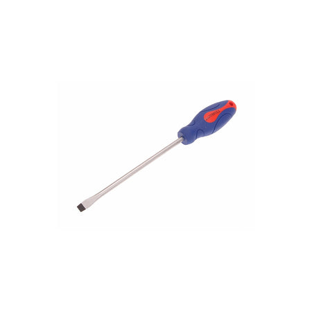 Faithfull Soft Grip Screwdriver Slotted Flared Tip 10mm x 200mm