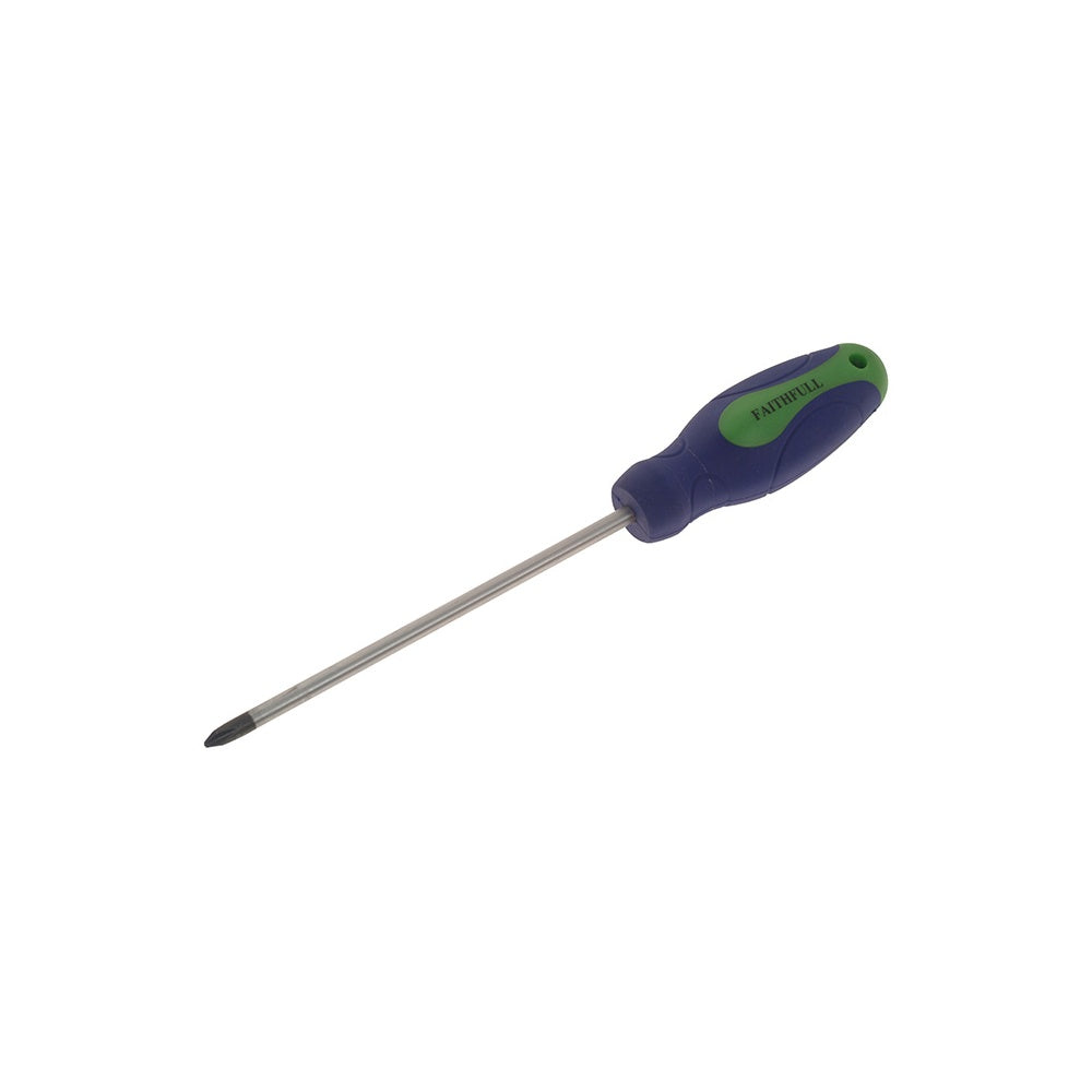 Faithfull Soft Grip Screwdriver Phillips Tip PH2 x 150mm