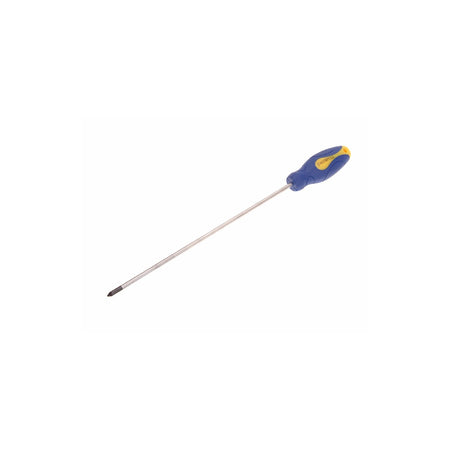 Faithfull Soft Grip Screwdriver Pozidriv Tip PZ1 x 250mm Long Reach