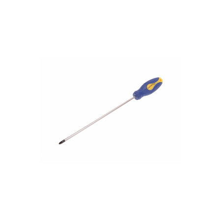Faithfull Soft Grip Screwdriver Pozidriv Tip PZ2 x 250mm Long Reach