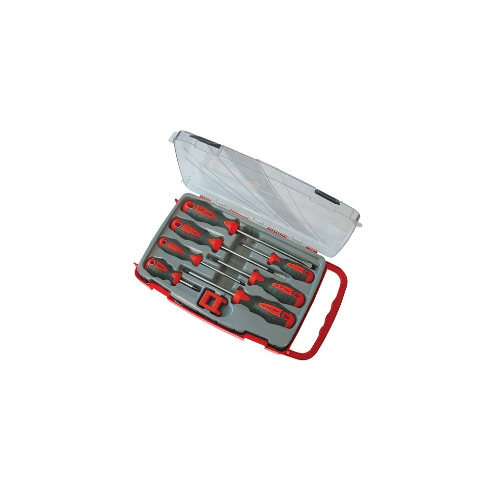 Faithfull Screwdriver Soft Grip Set of 8