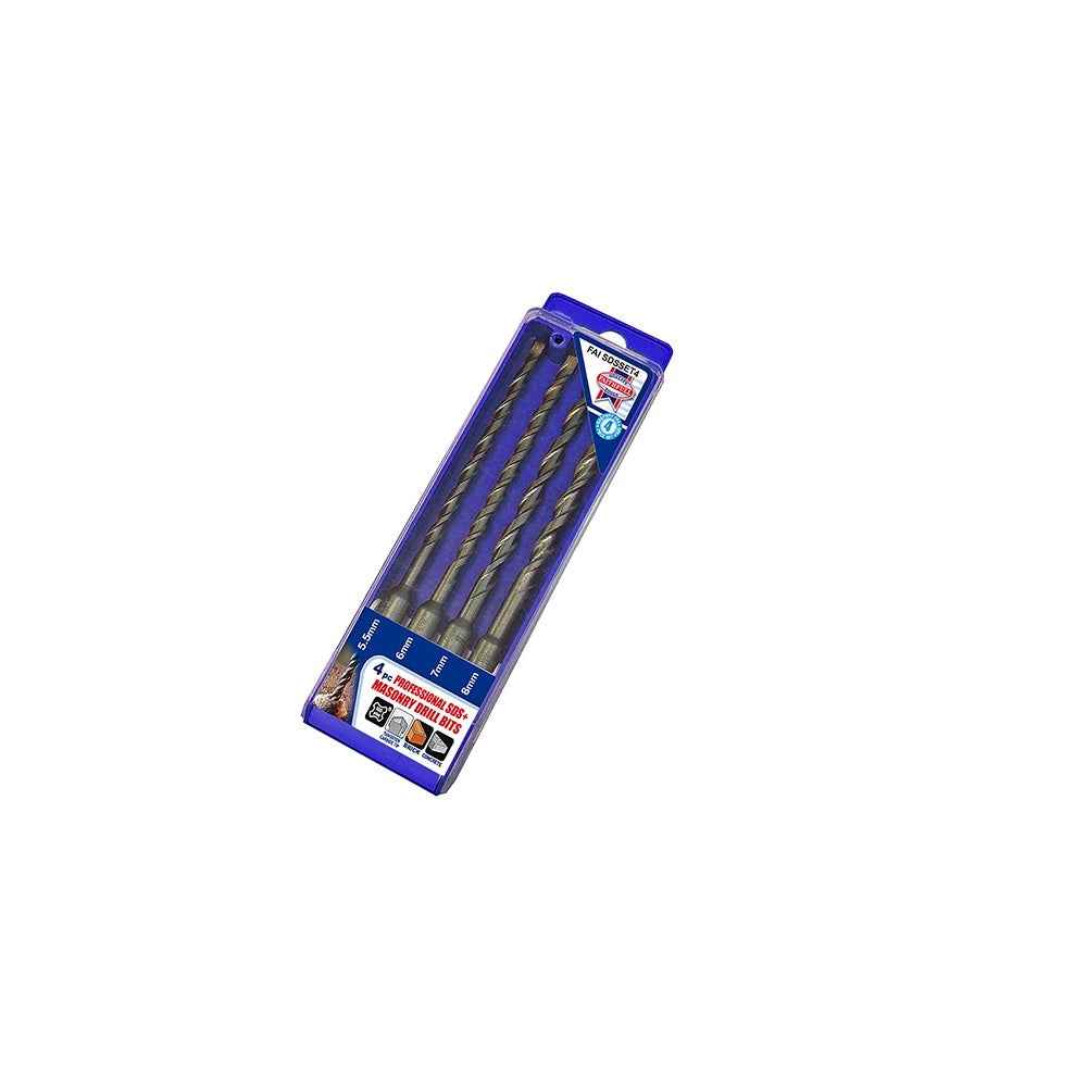 Faithfull SDS Plus Drill Set of 4