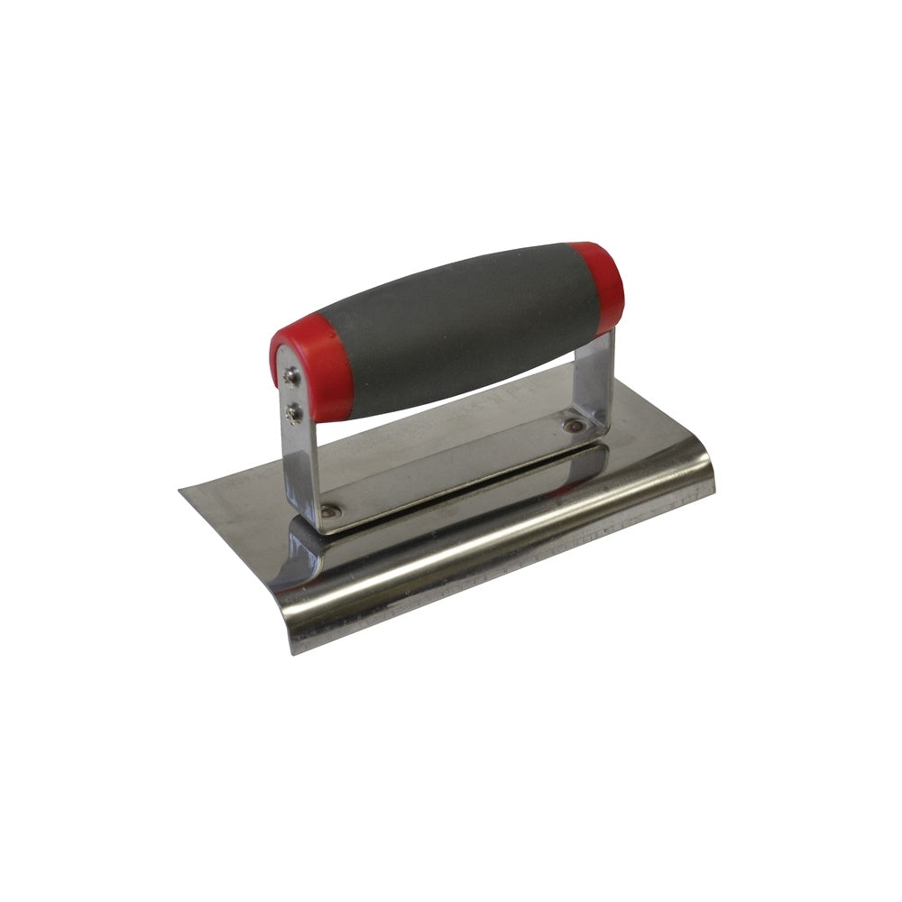 Faithfull Edging Trowel Soft Grip Handle 6in x 3in