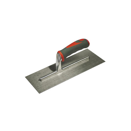 Faithfull Plasterers Trowel Stainless Steel Soft Grip Handle 13in x 5 in
