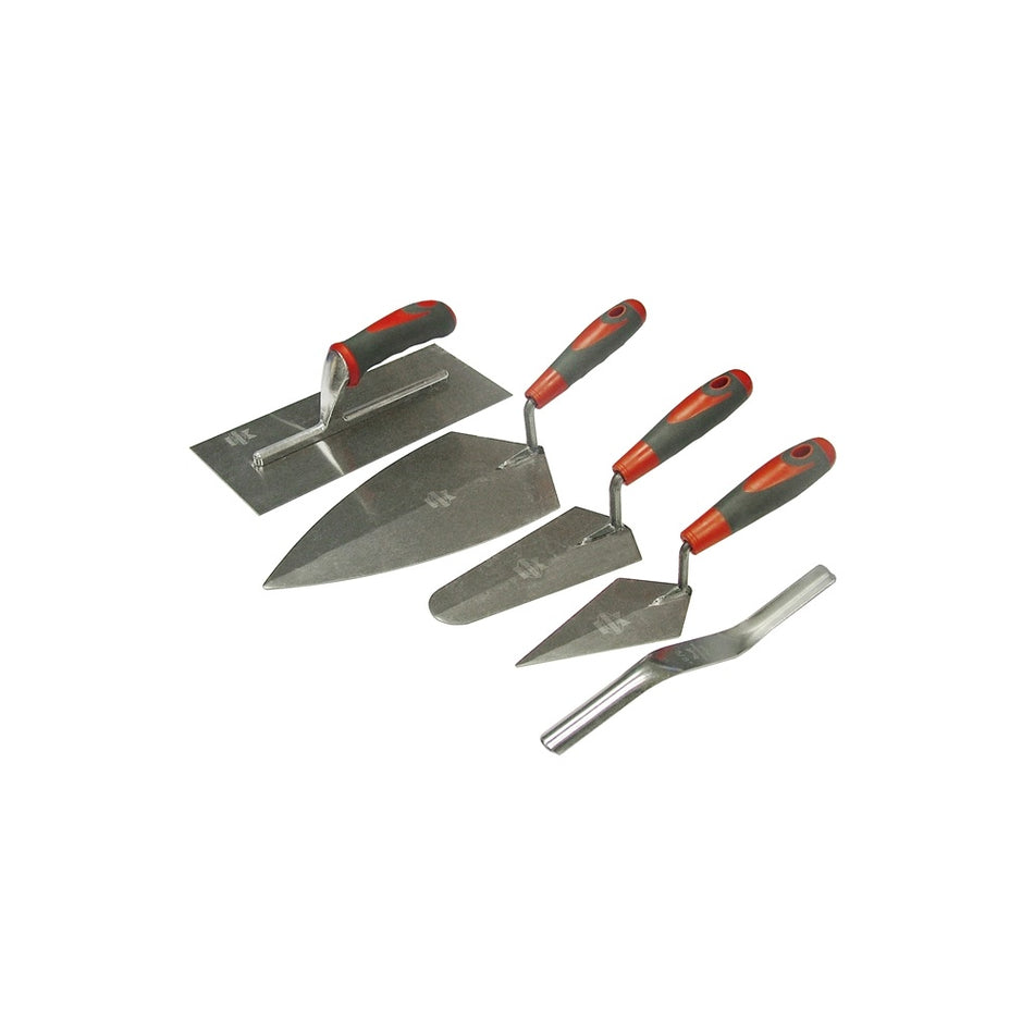 Faithfull Trowel Set of 5 Soft Grip Handle