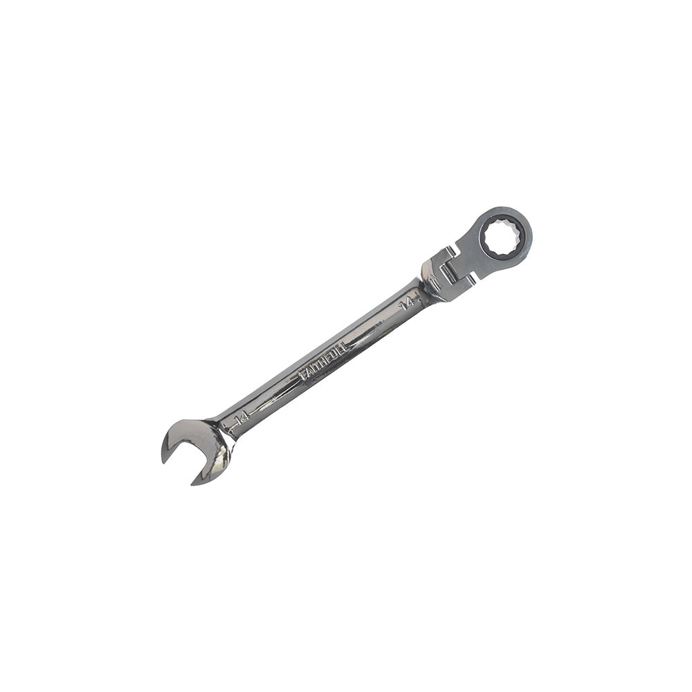 Faithfull Ratchet Combination Spanner Flex Head CV 14mm