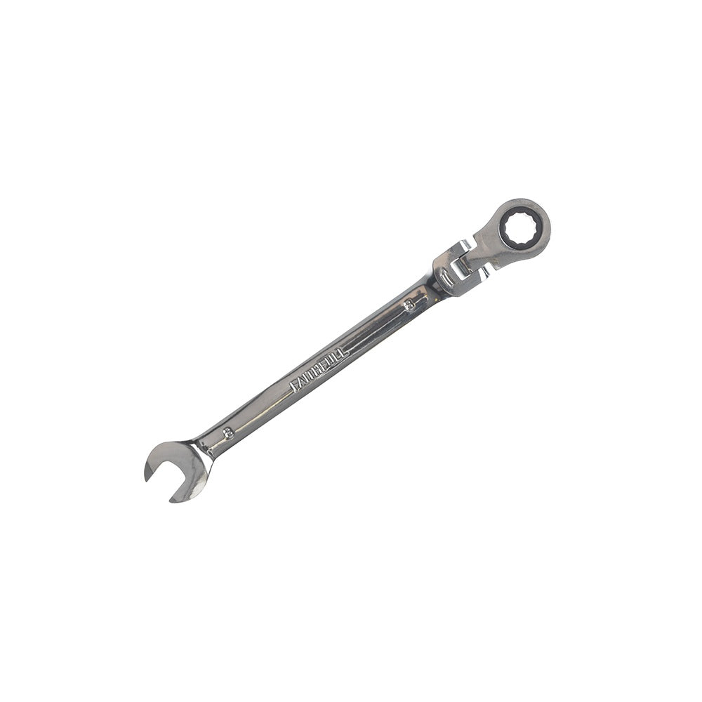 Faithfull Ratchet Combination Spanner Flex Head CV 9mm